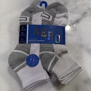 Aeropostale Men's Athletic Quarter Socks 8-Pair‎ Pack, Size 6-12 New